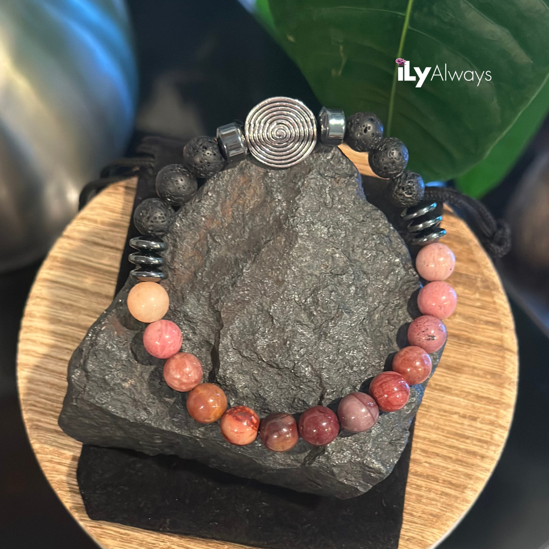 Vitality, Joy & Abundance Mixed Gemstone Stretch Bracelet Original - 8mm