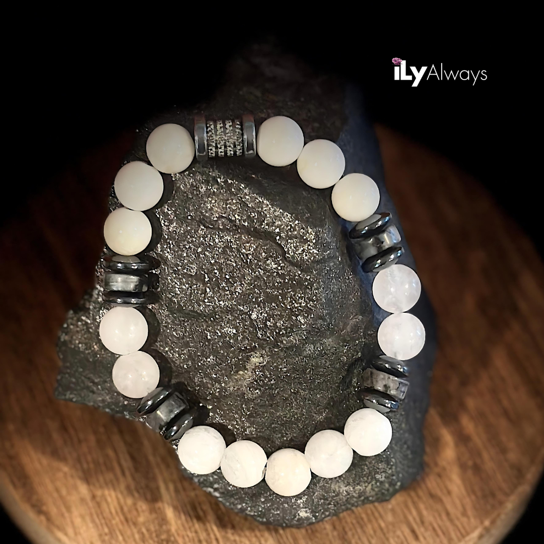 Intuition, Love & Emotional Healing Mixed Gemstone Stretch Bracelet Original - 8mm