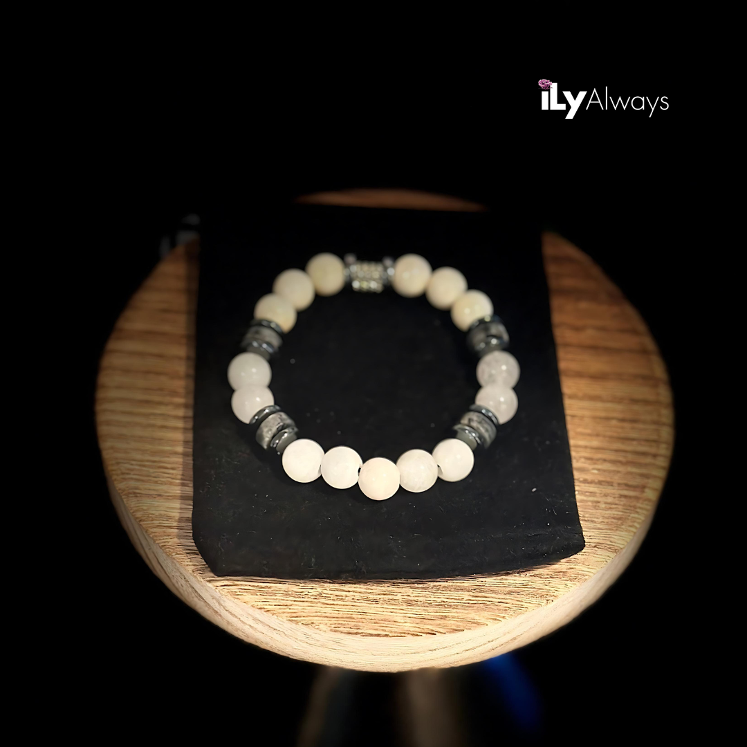 Intuition, Love & Emotional Healing Mixed Gemstone Stretch Bracelet Original - 8mm