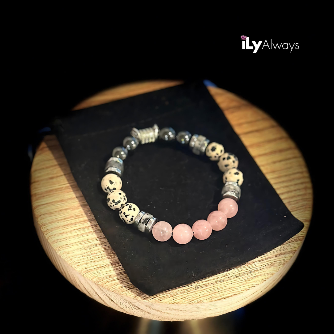 Peace, Balance & Joy Mixed Gemstone Stretch Bracelet Original - 8mm