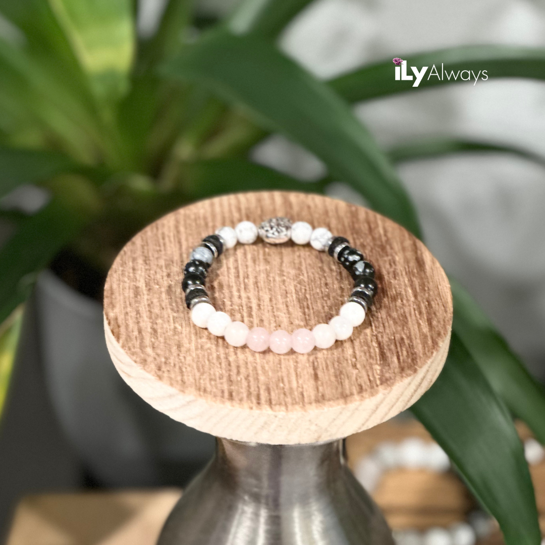 Love, Healing & Grace Mixed Gemstone Stretch Bracelet Original - 8mm