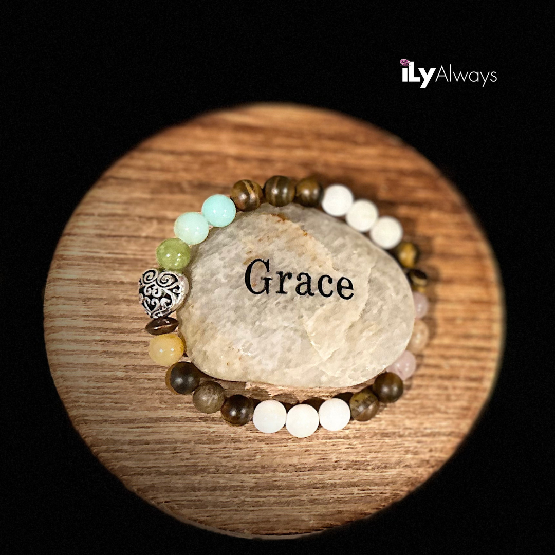 Joy, Vitality & Abundance Mixed Gemstone Stretch Bracelet Original - 8mm