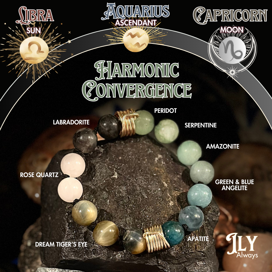 100% Unique "One of One" Gemstone Bracelets - Human Design, Numerology & Natal Birth Chart Inspired