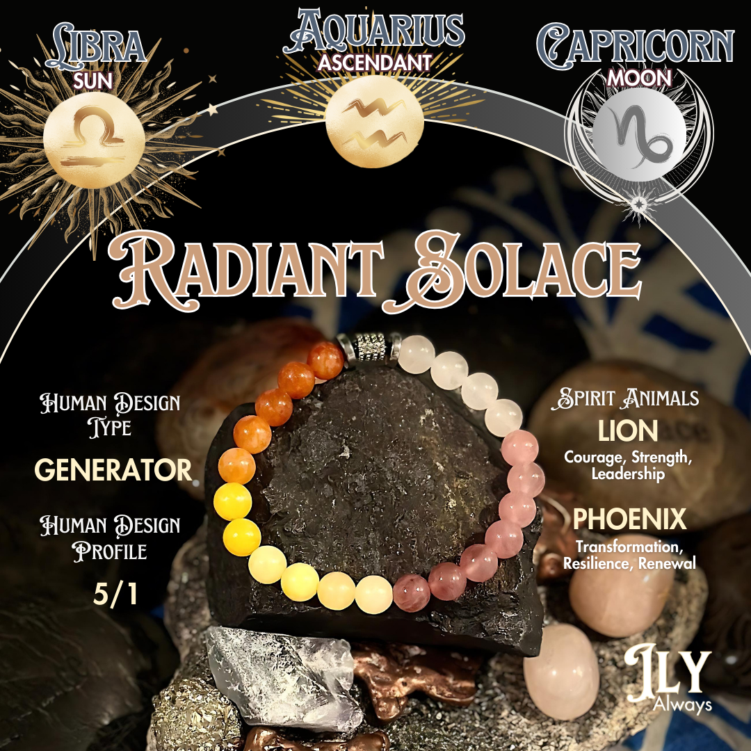 100% Unique "One of One" Gemstone Bracelets - Human Design, Numerology & Natal Birth Chart Inspired