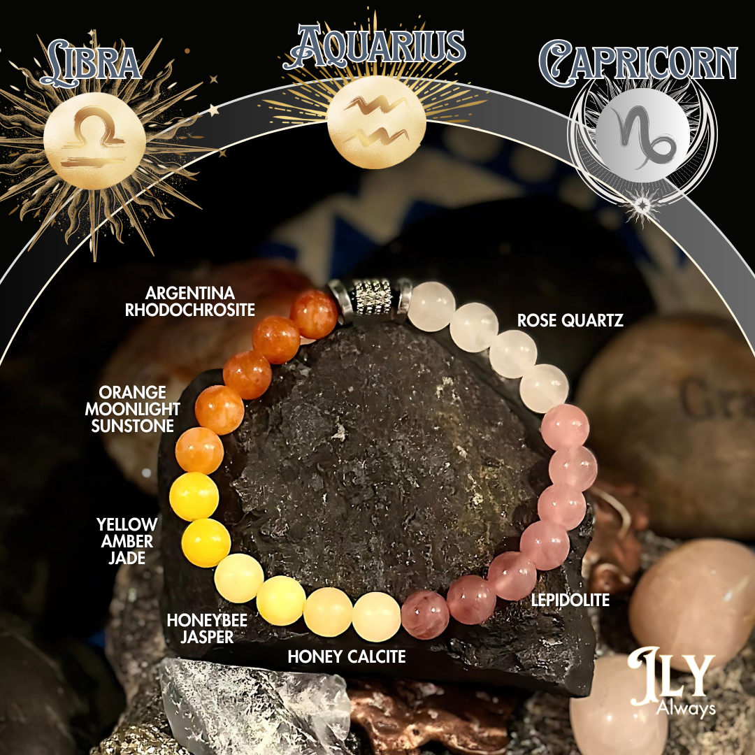 100% Unique "One of One" Gemstone Bracelets - Human Design, Numerology & Natal Birth Chart Inspired